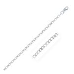 Sterling Silver Curb Chain (3 mm)