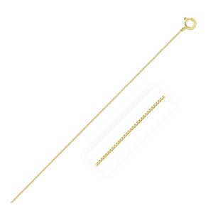 10k Yellow Gold Classic Box Chain 0.45 mm