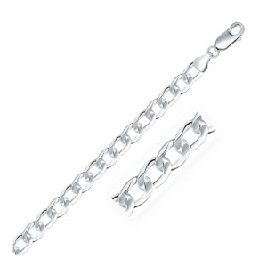 Sterling Silver Curb Chain (7.90 mm)