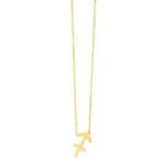 14K Yellow Gold Sagittarius Necklace