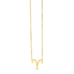 14K Yellow Gold Aries Necklace 14K Yellow Gold Aries Necklace