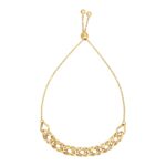 Adjustable Chain Bracelet in 14k Yellow Gold (5.00 mm)