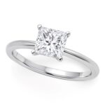 1 Carat Princess Lab Grown IGI G/VS1 Diamond Solitaire Ring 925 Sterling Silver 1 Carat Princess Lab Grown IGI G/VS1 Diamond Solitaire Ring 925 Sterling Silver