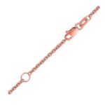Extendable Cable Chain in 18k Rose Gold (1.80 mm)