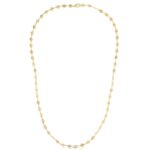14k Yellow Gold Necklace with Polished Circles 14k Yellow Gold Necklace with Polished Circles