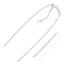 Sterling Silver Adjustable Rope Chain 1.5mm