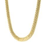 Panther Link Necklace 14K Yellow Gold (9.60 mm)