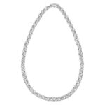 Sterling Silver Rolo Link Necklace 18 inch (45 cm)