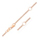 Double Extendable Cable Chain in 14k Rose Gold (1.8 mm) Double Extendable Cable Chain in 14k Rose Gold (1.8 mm)