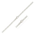 Sterling Silver Paperclip Chain Rhodium Plated (2.5 mm)