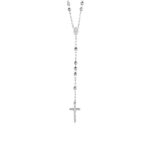 Rosary Chain and Large Bead Necklace in Sterling Silver