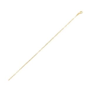 14K Yellow Gold Fine Paperclip Chain 1.2 mm