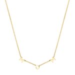 10K Yellow Gold Mom Necklace Polished