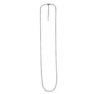 Endless Adjustable Cable Chain in 14k White Gold 1.7 mm