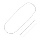 Paperclip Chain Sterling Silver Rhodium Plated (3.00 mm)