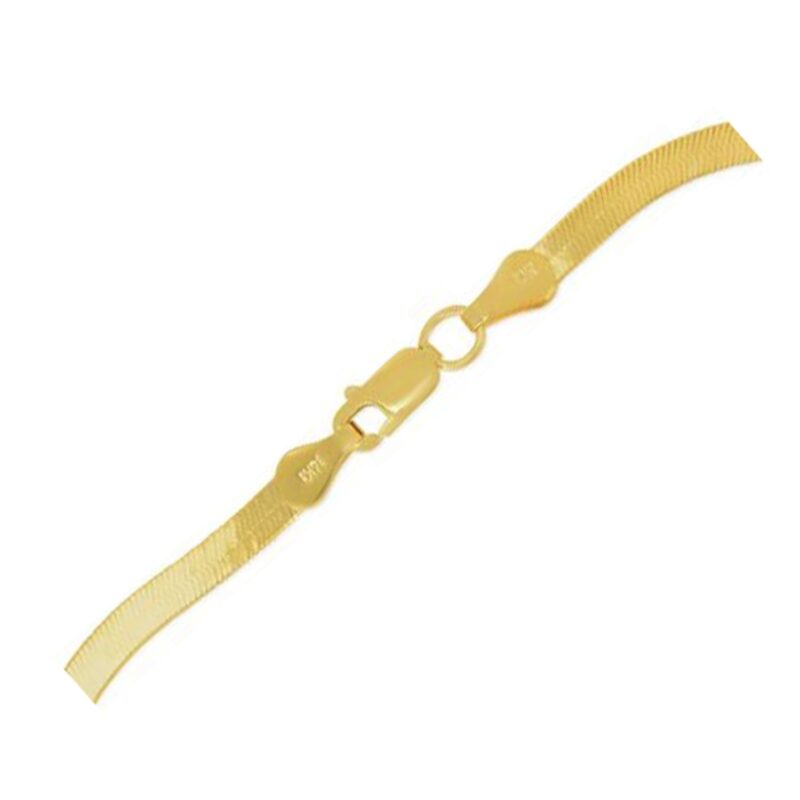 14k Yellow Gold Super Flex Herringbone Chain Necklace (1.50 mm)