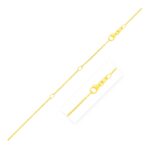 Double Extendable Diamond Cut Cable Chain in Yellow Gold (1.30 mm) Double Extendable Diamond Cut Cable Chain in Yellow Gold (1.30 mm)