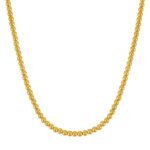 14k Yellow Gold Bead Chain Necklace (5mm)