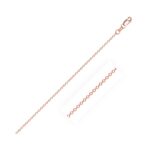 Diamond Cut Cable Link Chain in Rose Gold (0.87 mm) Diamond Cut Cable Link Chain in Rose Gold (0.87 mm)