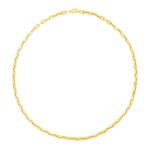 14k Yellow Gold Paperclip Chain Necklace 14k Yellow Gold Paperclip Chain Necklace