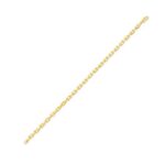 14k Yellow Gold French Cable Chain Bracelet (3.60 mm)