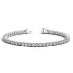 6 Carat Lab Grown Round Diamond Tennis Bracelet 14k White Gold 6 Carat Lab Grown Round Diamond Tennis Bracelet 14k White Gold