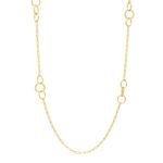 Twistted Link Necklace in 14K Yellow Gold