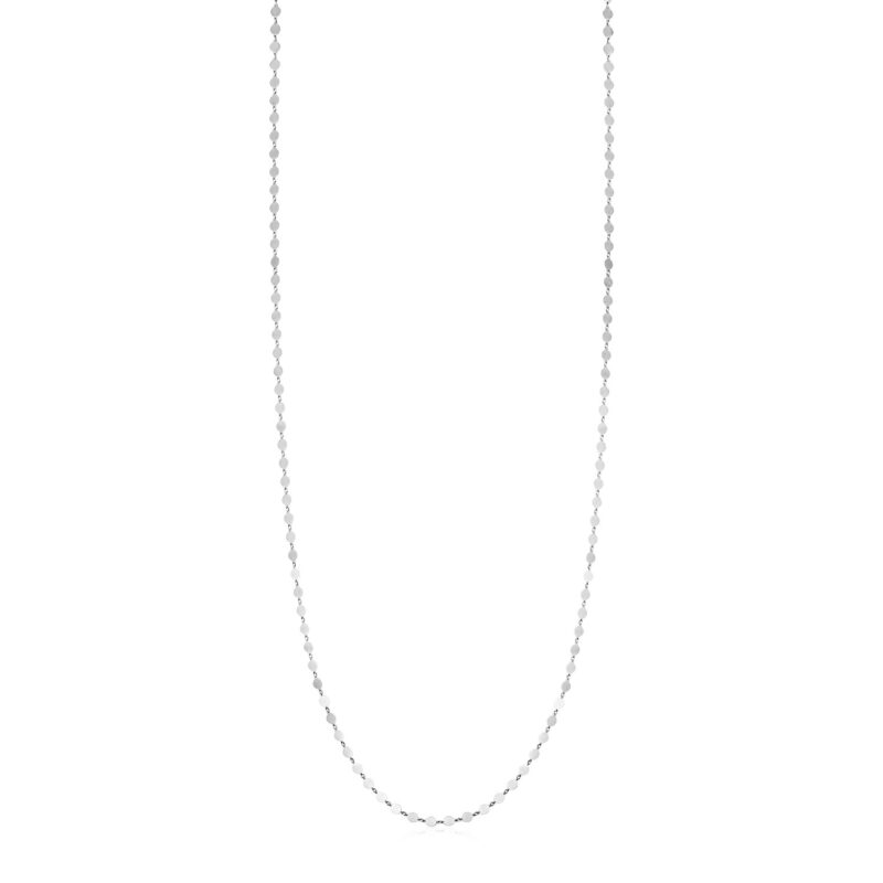 925 Sterling Silver Mirror Link Necklace