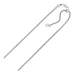 Sterling Silver Adjustable Popcorn Chain 0.8mm