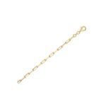 Sterling Silver Gold Plated Paperclip Chain (2.95 mm)