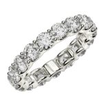 3 Carat Round Cut Lab Grown Diamond Eternity Ring in 14k White Gold 3 Carat Round Cut Lab Grown Diamond Eternity Ring in 14k White Gold