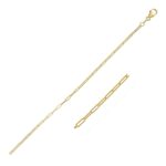 18K Yellow Gold Fine Paperclip Chain (1.50 mm) 18K Yellow Gold Fine Paperclip Chain (1.50 mm)