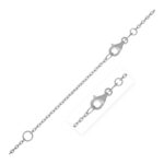 Extendable Cable Chain in 14k White Gold 1.5 mm