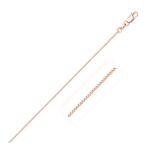 18k Rose Gold Classic Box Chain (0.60 mm) 18k Rose Gold Classic Box Chain (0.60 mm)