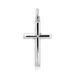 Sterling Silver Cross Bar Pendant Polished