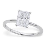 2 Carat Radiant Lab Grown Diamond Solitaire Ring in 10K White Gold IGI G/VS1 2 Carat Radiant Lab Grown Diamond Solitaire Ring in 10K White Gold IGI G/VS1