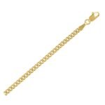 14k Yellow Gold Light Gourmette Chain (2.80 mm)