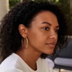 Real 14k Yellow Gold Large Plain Round Hoop Earrings 50mm x 3mm