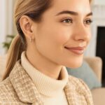 Real Sterling Silver Tiny Hoop Earrings 10mm x 2mm