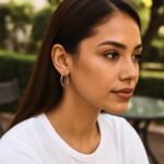 Sterling Silver 3mm x 30mm Hoop Earrings