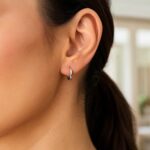 Sterling Silver Tiny Hoop Earrings 10mm x 2mm