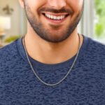 Sterling Silver Wheat Chain Necklace 2.2mm for men