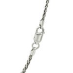 Sterling Silver Wheat Chain Necklace 2.2mm lobster clasp
