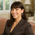 Women Sterling Silver Simple Medium Hoop Earrings 25mm x 4mm Women Sterling Silver Simple Medium Hoop Earrings 25mm x 4mm