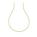 14K Yellow Gold Sparkle Spring Chain Necklace 1.9 mm