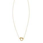 14K Yellow Gold Love Knot Necklace