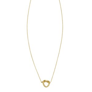 14K Yellow Gold Love Knot Necklace