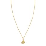 Elegant 14K Yellow Gold Rope Chain Necklace