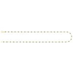 Adjustable Black Enamel Beaded Chain Anklet, Bracelet and Necklace 14K Yellow Gold Adjustable Black Enamel Beaded Chain Anklet, Bracelet and Necklace 14K Yellow Gold