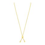 Adjustable Friendship Bracelet Chain with Ball Slide 14k Yellow Gold